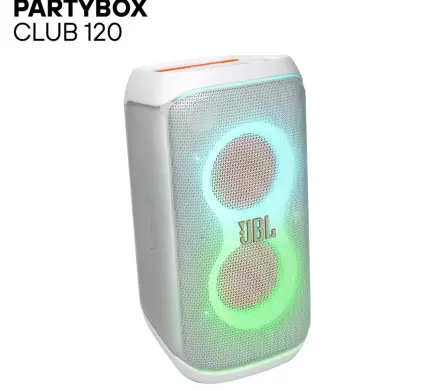 ALTAVOZ PORTATIL JBL PARTYBOX CLUB 120 (BLANCO)